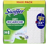 Swiffer Sweeper Recambios De Paños De Limpieza En Seco 36 Para Mopa, Con Fragancia De Ambi Pur Unidades, Atrapan Y Retienen El Polvo