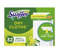 Swiffer Sweeper - Recambios para limpieza en seco y limpieza de suelos de madera dura, repuesto de paño para limpiar pisos, aroma ganador, 32 unidades