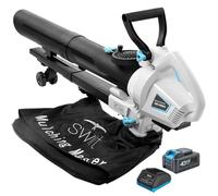 swift 40V 3 en 1 inalámbrico Aspirador Soplador de Hojas y triturador - jardín Aspirador-soplador con batería con Bolsa de 12 L, Incluyendo batería de 2Ah y Cargador