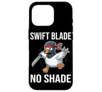 Swift Blade Sin Sombra Divertido Cool Ninja Goose Espada Meme Carcasa para iPhone 16 Pro
