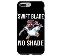 Swift Blade Sin Sombra Divertido Cool Ninja Goose Espada Meme Carcasa para iPhone 7 Plus/8 Plus