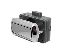 Swift Caravan - Mecanismo de cierre de cajón de repuesto con botón, acabado cromado para agujero de corte de 20 mm y grosor de tablero de 13 a 18 mm (cromo)