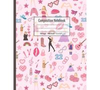 Swift Composition Notebook: Swift Inspired, Wide Ruled, 7.5 x 9.25 inches, 100 Pages For Teens, Students, Music Lovers, and Study Notes ( Notebook )