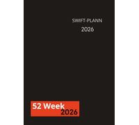 SWIFT-PLANN 2026 Red Edition - 52 Week Planner: Large Weekly Organizer 8" x 11"