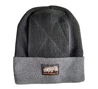 Swift Rock - Gorro con dos tonos, color negro, gris y negro