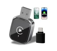 Swiftctrl 2 en 1Adaptador inalámbrico CarPlay, Adaptador inalámbrico para Android Auto y Apple Carplay, Convierte Apple Carplay con Cable en inalámbrico, Plug & Play, iOS 10+/Android 11+, USB y Tipo