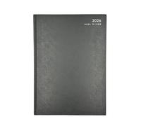 SwiftPick Home Agenda 2026 tamaño A4, vista semanal, negro, rojo, azul, 7 días por 2 páginas, planificador diario, buscador de páginas de cinta, calendario, mapa del mundo, días festivos, tabla