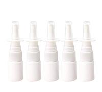 Swiixxer 10Pcs 10Ml Bottle Recargable Plastic Mist Nose Rociador Nasal