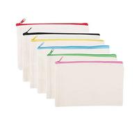 Swiixxer 12 Piezas Bolsa de CosméTicos Multiusos Bolsas de Maquillaje con Cremallera Bolsa de Lona Bolsa de Lapices Bolso de Tocador de Viaje para DiseñO Diy