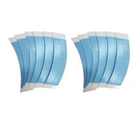 Swiixxer 12 Unidades Cinta Extensión Cabello para Peluca Sin Costuras, Peluca Encaje, Cinta Doble Cara, Pegamento Azul, Que Absorbe el Sudor, Pegamento Azul para Peluca