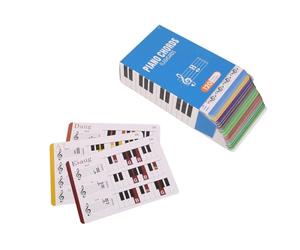 Swiixxer 120 Piezas Piano Acordos Escalas Gráfico Piano Acorde Progresiones Piano Referencia Música Aprender para Profesores Estudiantes