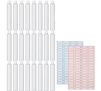 Swiixxer 24 Tubos de Pintura de Aluminio VacíOs, Tubos de Pintura de 20 Ml para Hacer Pintura y Almacenar Pintura Restante, Aceite AcríLico