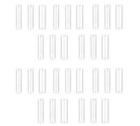 Swiixxer 30 Tubos para Monedas, Tamaños Variados, Tubos para Almacenamiento de Monedas, Tubos para Monedas de Plástico Transparente, Puntas de Tubos para Monedas de Níquel