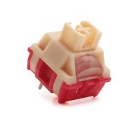 Swiixxer 45 Piezas Interruptores de Teclado 41gf Eje Rápido Lineal para Teclado Mecánico Eje DIY Interruptores de Teclado Personalizados