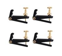 Swiixxer 4pcs Violin Bellas sintonizador Ajustador con Tornillos de cobre chapado para 3/4 4/4 Tamano Violin Accesorios