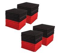 Swiixxer 50 Piezas de Espuma de Estudio de Aislamiento de Sonido de Placa de Aislamiento de Sonido, para Placa de Aislamiento de Sonido de Pared, para Estudio en Casa, 2,5 X 30 X 30 Cm