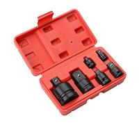 Swiixxer 6PCS Reductor de y Adaptador de Manguito Llave de Cubo 1/4 1/2 3/8 3/4 Juego de Llaves de TransmisióN de Trinquete de Aire de Accionamiento