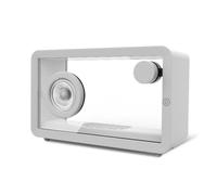 Swiixxer Altavoz Pequeño de Escritorio Simple RGB Colorido Portátil Luz LED de Atmósfera Altavoz Bluetooth Transparente