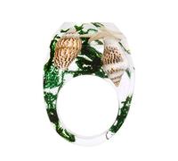 Swiixxer Anillo Hecho a Mano De Resina De para Mujer Anillo De Concha para Mujeres Joyería De Moda 6