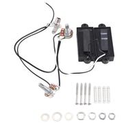 Swiixxer ArnéS de Cables para Pastillas de Guitarra EléCtrica PB Bass Juego de Pastillas de Puente y Cuello de Guitarra EléCtrica de 4 Cuerdas