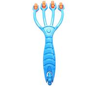 Swiixxer Blue 4 Finger Massager Rolling Plastic Body Massager Aliviar la Fatiga en la Nalga Cabeza de Cadera Pierna