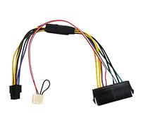 Swiixxer Cable de Fuente de AlimentacióN ATX PSU 24P a 6P Macho Mini 6P Conector para ProDesk 600 G1 600G1 800G1 Cable de ConversióN de Placa Base