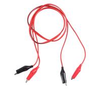 Swiixxer Cable de Puente de Cable de Prueba de Pinzas de Cocodrilo de Doble Extremo de 1M