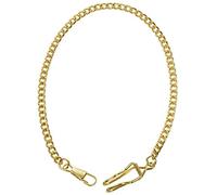 Swiixxer Cadena de Reloj de Bolsillo Vintage Retro Antiguo Dorado