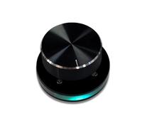 Swiixxer Controlador de Volumen USB Controlador de Volumen USB Ajustable para Computadora Compatible con para Teclas de Acceso Directo Personalizable con RGB