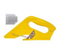 Swiixxer Cortador de Alfombras, Herramienta de Corte de Alfombras para Trabajo Pesado con 10 Cuchillas Adicionales para Alfombras, Papel de Pared, Cartón