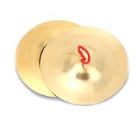 Swiixxer Crash Cymbal, Paquete de 2 Instrumentos de PercusióN de Mano de LatóN para NiñOs y Adultos