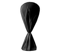Swiixxer Cubierta para ventilador de pie, impermeable, a prueba de polvo, negro, 145 x 75 cm