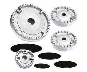 Swiixxer de Quemador Universal, Tapa de Llama, Horno, Cocina, Encimera de Gas para, Tapa de Quemador de Llama, Que Se Adapta A Todos los TamañOs Planos