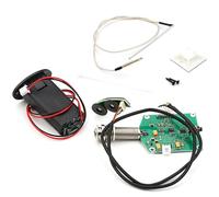 Swiixxer Ecualizador de Guitarra de Guitarra Piezoeléctrica de Preamplificador Integrado para Guitarra Acústica