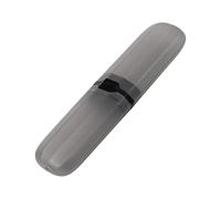 Swiixxer Estuche para Cepillo de Dientes de Viaje Estuche para Pasta de Dientes Estirable Contenedor Caja Ajustable Antibacteriana Negro