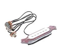 Swiixxer Fonocaptor de guitarra acustica magnetica bobina simple