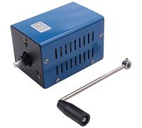 Swiixxer Generador de Manivela de Mano de Emergencia de Alta Potencia Cargador de Mano Portátil de Emergencia Manivela de Carga USB