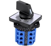 Swiixxer Interruptor de leva giratoria de control de cambio encendido - apagado - encendido 3 posiciones 20A