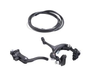 Swiixxer Juego De Freno De Crucero De Bicicleta De Carretera Fixie Trasero Kit De Freno De Pinza De Bicicleta TracciÓN Lateral para La MayorÍA De Las Bicicletas Fixie Negro