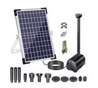 Swiixxer Juego de Fuente Solar de Alta Potencia de 18 V, Fuente Solar para Piscina, Oxigenación, Fuente de Baño para Pájaros, Bomba de Agua