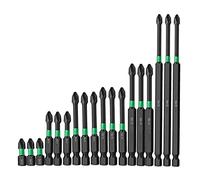 Swiixxer Juego de Puntas de Destornillador MagnéTico, 18 Puntas de Cabeza MagnéTica, Punta de Destornillador de Acero para Taladro de de Destornillador EléCtrico