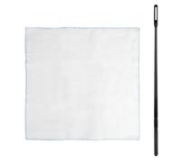 Swiixxer Kit de Limpieza de Flauta Varilla de Limpieza de Flauta con Paño de Limpieza de Flauta Hisopos de Limpieza de Flauta Paño de Pulido de Flauta para Flauta