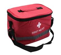 Swiixxer Kit de Primeros Auxilios Al Aire Libre Bolsa de Camping de Deportes Paquete de Supervivencia de Emergencia Médica de Casa Rojobolso Bandolera con Símbolo de de Nylon Llamativo