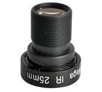 Swiixxer Lente de Cámara CCTV de Distancia Larga de 5 MP y Alta Definición, Lente de 25 mm y 5 Megapíxeles para Cámara de Seguridad IP Analógica AHD