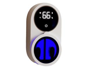 Swiixxer Montado en la Pared Titular del Cepillo de Dientes y Limpiador Inteligente de Limpieza de la Luz y Ventilador de Secado Automático Cubierta Giratoria Cepillo de Dientes Caso