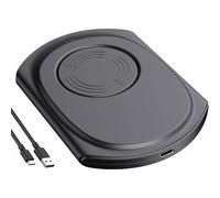 Swiixxer Mouse Mover Simulador de Movimiento del Mouse con Interruptor de Encendido/Apagado para Despertar la Computadora y Mantener la PC Negro