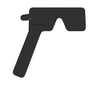 Swiixxer Ocular Oclusor OftáLmico Profesional Lorgnette 17 Estenopeico de PláStico Negro para Prueba de VisióN