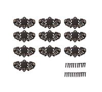 Swiixxer Paquete de 10 Gabinetes de Cocina Antiguo Tire de los Muebles Manijas de Cajones de ExtraccióN de Gota Perillas de Tocador de Dormitorio Bronce Antiguo