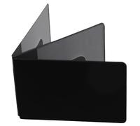 Swiixxer para Licencia de Conducir Ultradelgada de Metal de la Licencia de Conducir ID para Tarjeta de CréDito para Documentos de ConduccióN de AutomóViles (Negro)