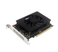 Swiixxer PCIEX16 NVME M2 MKEY SSD Array Tarjeta Adaptadora de ExpansióN Placa Base PCIE Tarjeta Dividida